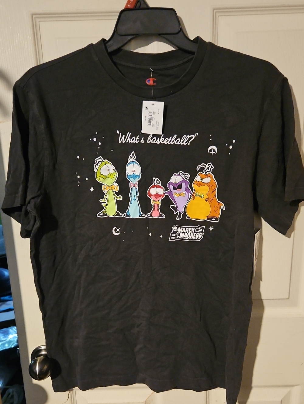 CHAMPION × SPACE JAM "WHAT'S BASKETBALL?" MARCH MADNESS TEE: Nerdlucks: NWT: M
